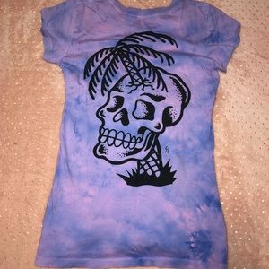 Zumiez Tie Dye Sketchy Tank Tee